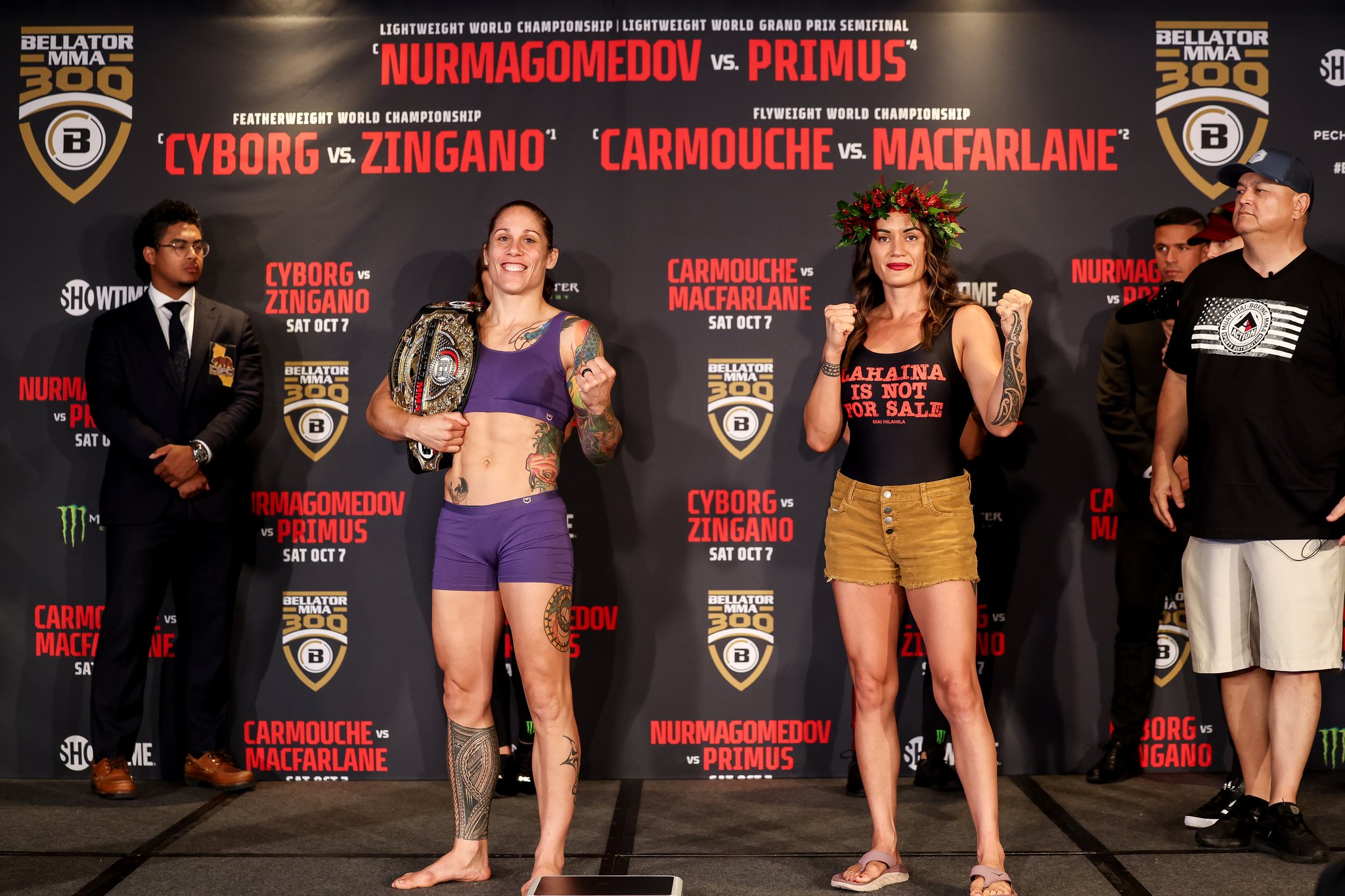 Liz Carmouche Ilima-Lei Macfarlane Bellator 300
